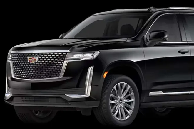 Private transfer to Maui airport: Black Cadillac Escalade