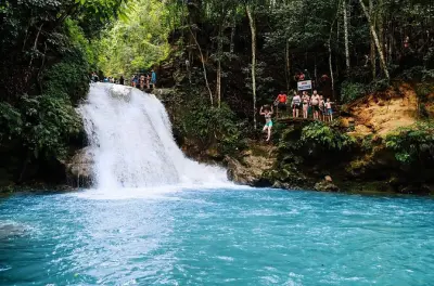 Immersione e cascate di Dunn's River Falls e Blue Hole a Ocho Rios
