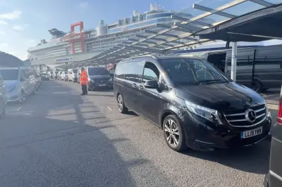 Traslado privado del puerto de Southampton al aeropuerto de Gatwick
