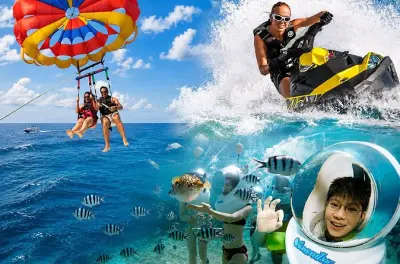 Tanjung Benoa : Trois sports nautiques en un après-midi unique