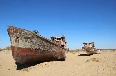 Cementerio de barcos del mar de Aral, excursión desde Khiva
