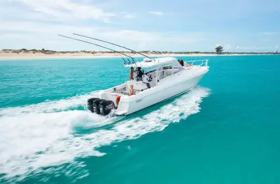 Pescaria de fundo em Providenciales pela manhã no Serendipity
