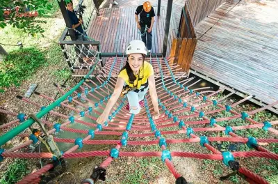 Jungle Adventure Park Chiang Mai: 9 or 16-Station Rides