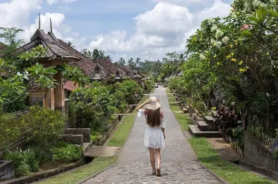 Patrimoine culturel de Bali : Forêt de bambous, temple et rizières