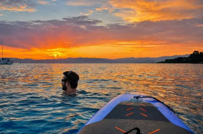 Snorkeling aux îles de Lérins au coucher du soleil depuis Cannes