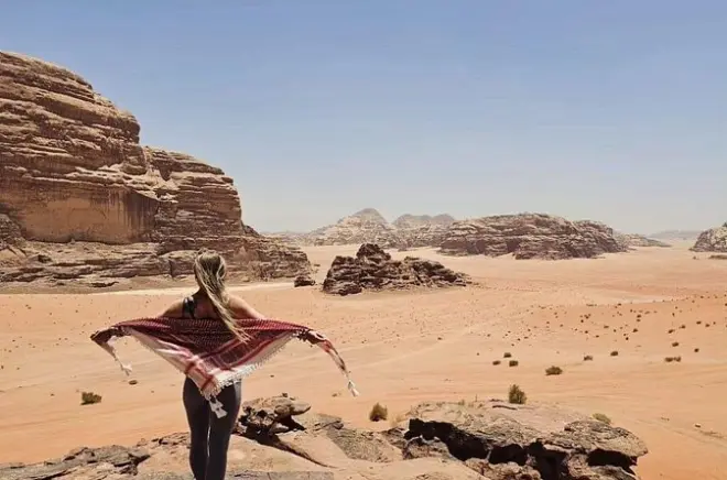 Wadi Rum private tour from Petra: Desert sunset
