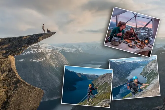 Trolltunga: Arrampicata via ferrata, campeggio e stelle cadenti