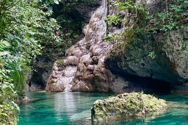 Portland Jamaica passeio privado: Somerset Falls e Blue Lagoon