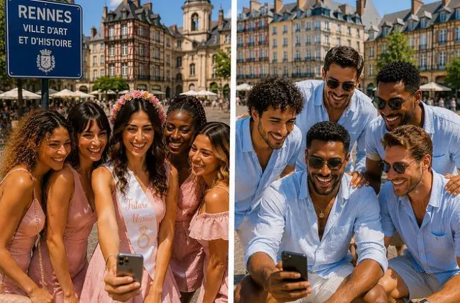 Rennes team challenge game: Solve puzzles through the Old Town