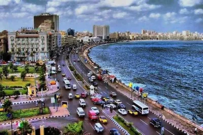 Explore alexandria from cairo in one day—visit the catacombs, pompey's pillar, qaitbay citadel, and montaza palace gardens. small group, local guide.