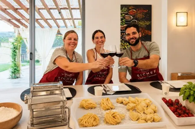 Chianti cooking class: Make fresh pasta and tiramisu
