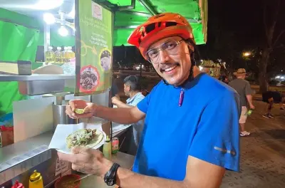 Tour de tacos em Oaxaca de bicicleta: 8 degustações à noite