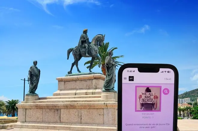 Caça ao tesouro no smartphone para despedida em Ajaccio