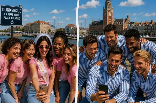 Caccia al tesoro a Dunkerque: Gioco a squadre con smartphone