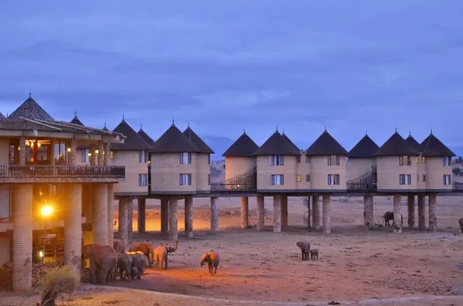 Tsavo East da Diani Beach: 2 giorni tra Big 5 e fauna selvatica