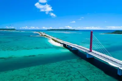 Okinawa bike tour de 3 horas: Ilhas Henza e Hamahiga