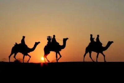 Safari chameau 2 jours à Jaisalmer : Camp désert nuitée