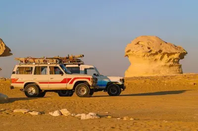 Deserto branco e negro em 2 dias saindo do Cairo com camping