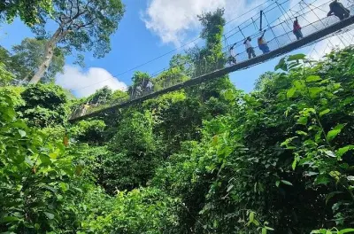 Châteaux de Cape Coast et passerelle Kakum au départ d’Accra