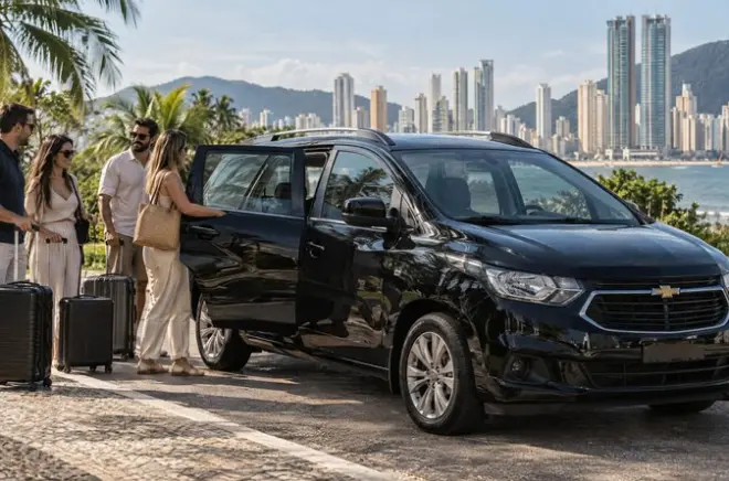 Transfert privé de l’aéroport de Florianópolis à Balneário Camboriú