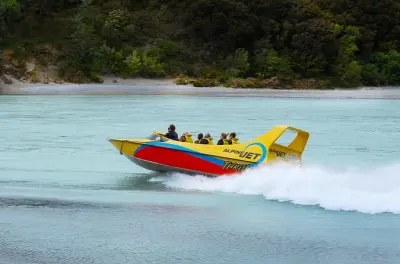 Arthur’s Pass ab Christchurch: Jetbootfahrt und alpine Landschaft