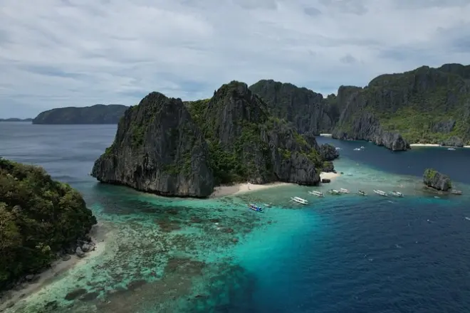 Tour delle isole di El Nido A: Quattro lagune e snorkeling