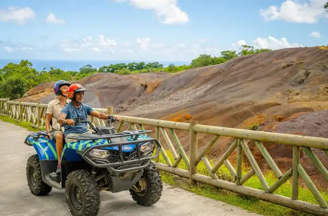 ATV riding in Mauritius: Quad bikes through Vallé Adventure Park