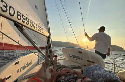 Coucher de soleil privé à Skopelos avec baignade et boissons