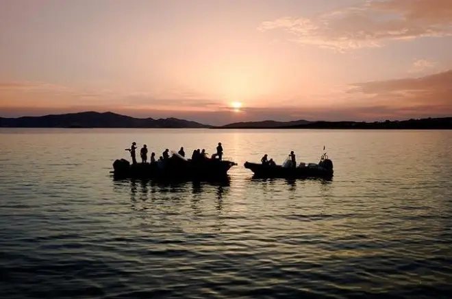 Private Sunset Cruise Paros: Speedboat with Snorkeling