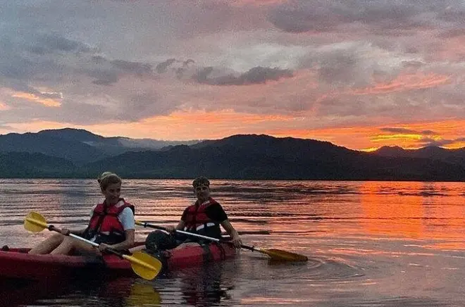 Kayak bioluminescent à Paquera : Plancton lumineux la nuit