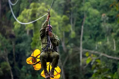 Zipline Nyungwe Forest: 1.850 m längste Seilrutsche Ostafrikas