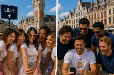 Challenge in città a Lille per addii al celibato e nubilato: Gioco smartphone
