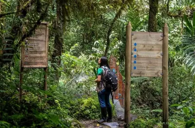 Caminhada até a cachoeira Los Frailes: Cascata de 70 m em Pereira