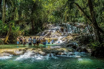 Ziplining at Dunn's River Falls, Jamaica: Climb & Soar