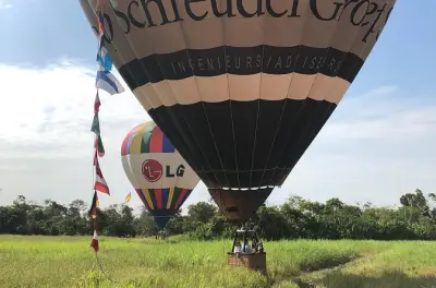 Volo in mongolfiera ad Aranjuez con brunch e video del volo