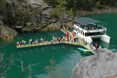 Da Belek, barca al Green Canyon con sosta per nuotare alla diga