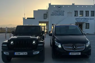 Private Transfers auf Naxos: Vans & Jeeps für Gruppen