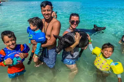 Private Rose Island tour: Swimming pigs and snorkeling