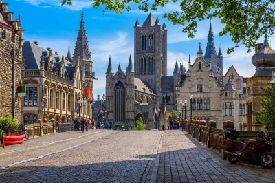 Discover ghent’s medieval center with a local audio guide. visit gravensteen castle, graslei, and st. bavo’s cathedral on this fun walking tour.