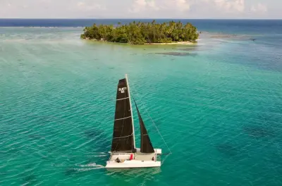 Catamarã Sailinity Lagoon: 100% vela na lagoa de Raiatea