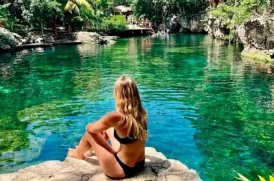 Tour guiado en Tulum: Nada en 4 cenotes abiertos y cavernas