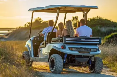 Tour in golf cart a Chincoteague: Vedere i pony selvatici