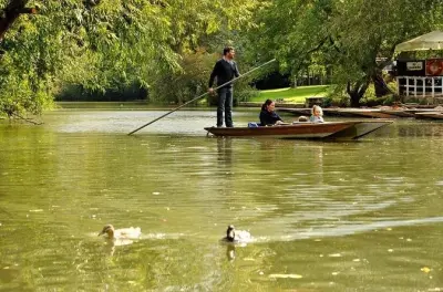 Oxford Cherwell Punting: Guided Boat & Waterfowl Feeding