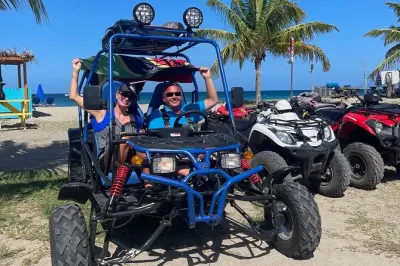 Nevis in UTV tra spiagge, montagne e rovine del mulino zucchero