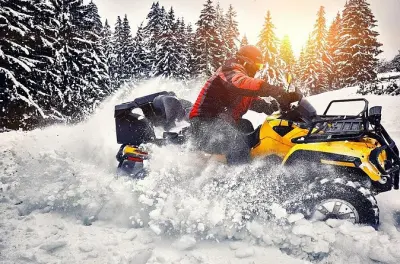 Aventura en quad en Rovaniemi con barbacoa en el círculo ártico