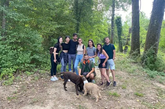 Chasse aux truffes en forêt istrienne avec chiens depuis Ljubljana