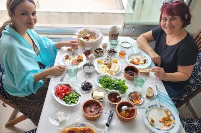 Turkish cooking class in Bodrum with local couple