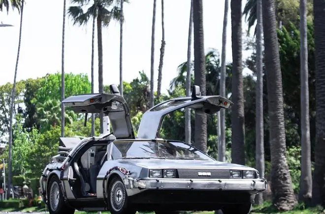 Drive the Back to the Future DeLorean in Los Angeles