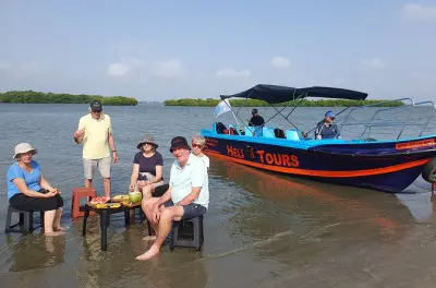 Safari na lagoa de Negombo com manguezais e macacos, traslado incluído