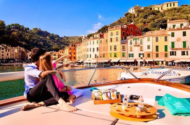 Cinque Terre et baignade en bateau de La Spezia à Portofino